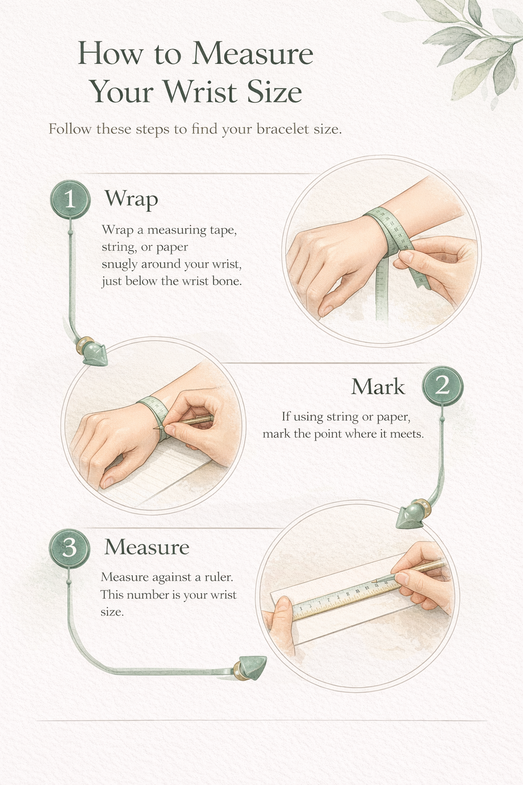 How to Measure Your Wrist Size