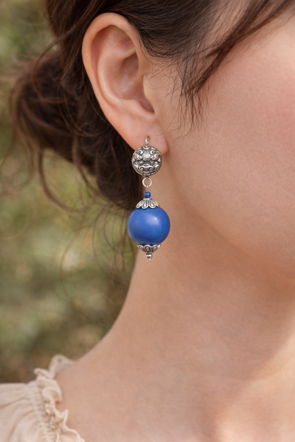Guardian Phase Drop Earrings