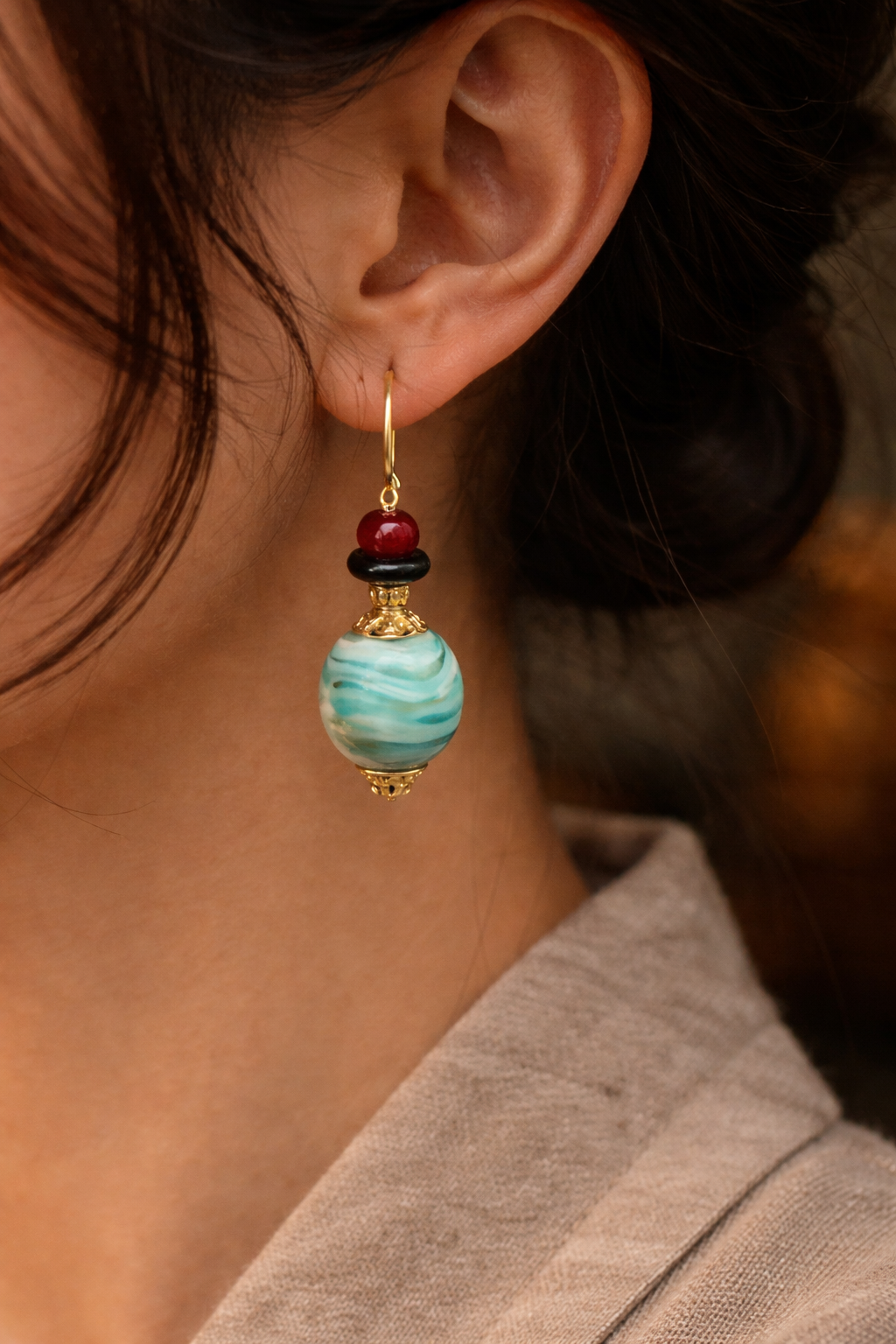 Qīngyún Drop Earrings