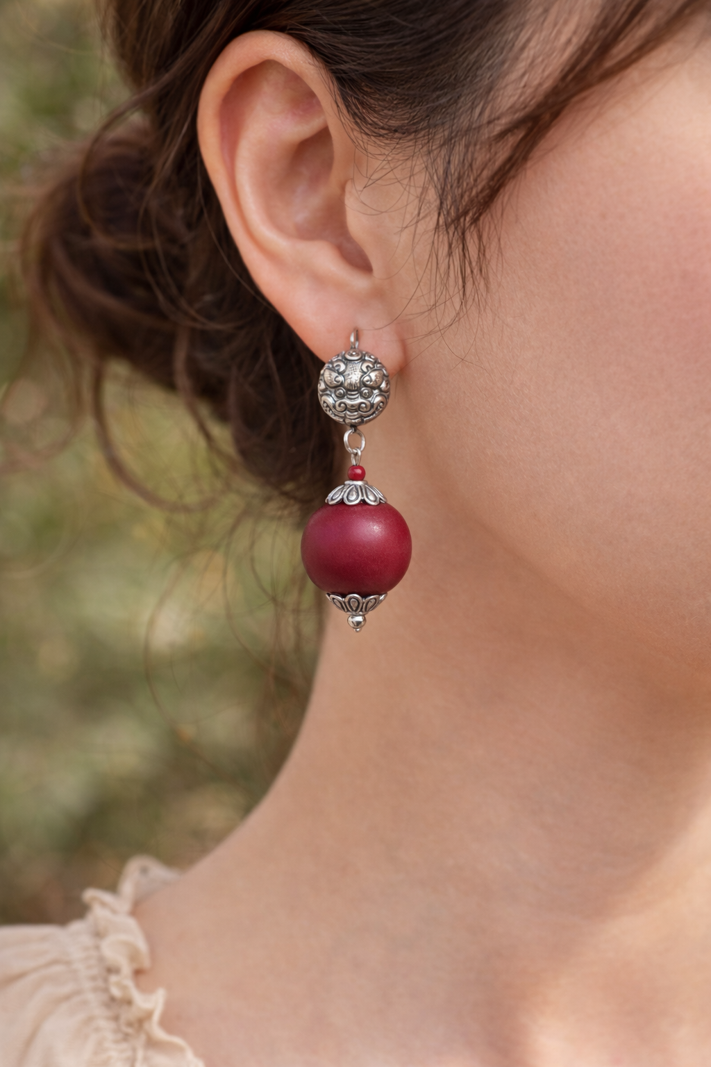 Guardian Phase Drop Earrings