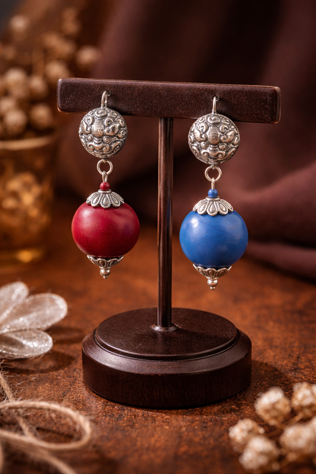 Guardian Phase Drop Earrings
